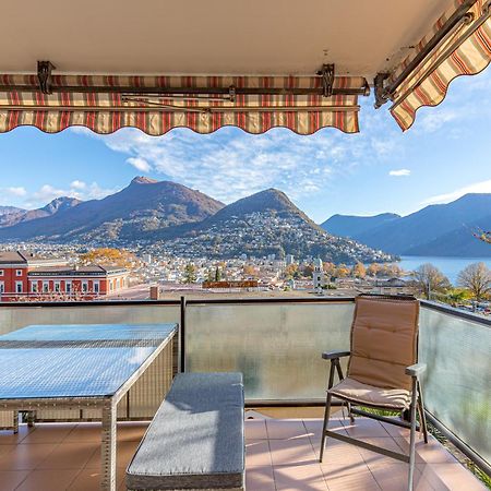 Апартаменти Imperial Of Lugano 4 With A Lake View Behind The Station And 10 Min From The Lake Екстер'єр фото